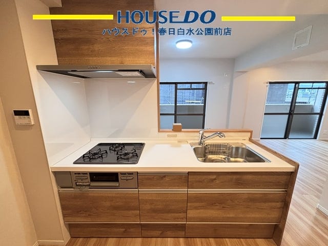 新品交換したシステムキッチン