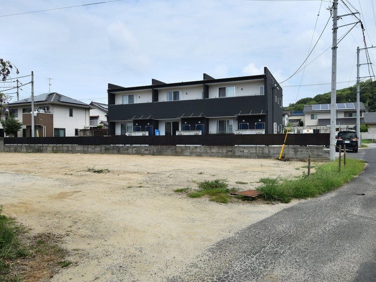 分譲予定地全体を南東側より撮影 2025.08.23