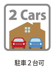 駐車スペースは2台分