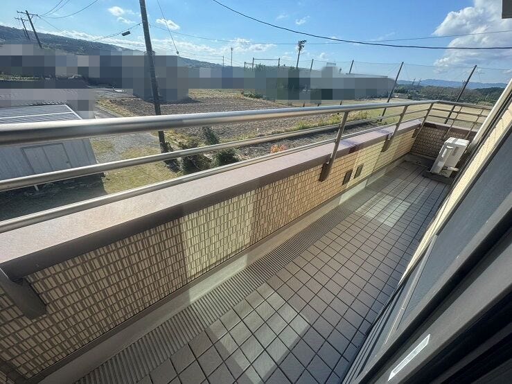 南向きバルコニー