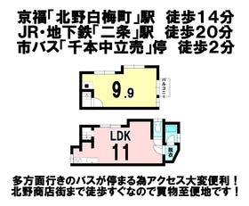 京都市上京区千本通一条下る西中筋町