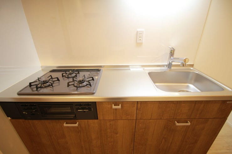 清潔感のあるキッチンです。