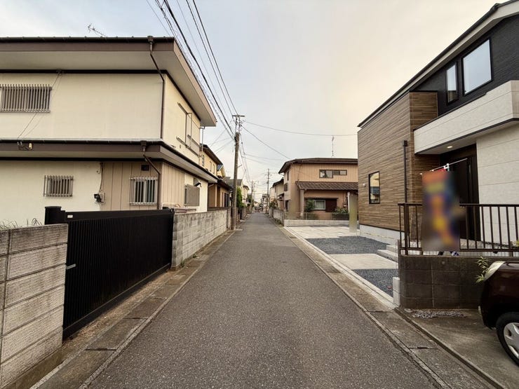 一戸建ての多いエリア。静かで落ち着いた雰囲気です♪