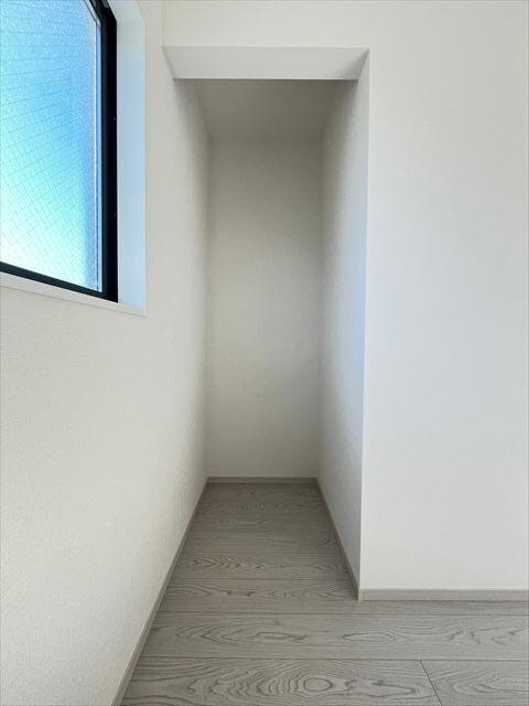 スペースを有効活用した収納スペースです。