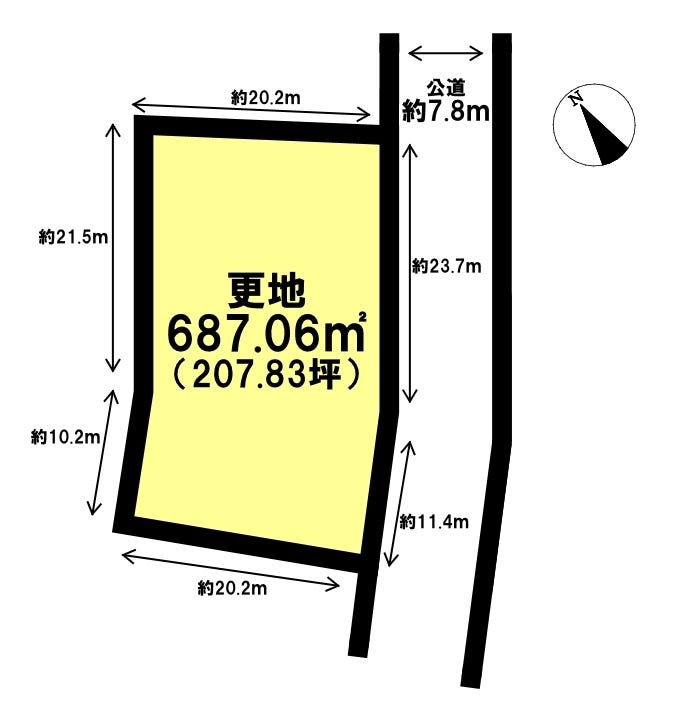 【区画図】
建築条件無し売土地◎