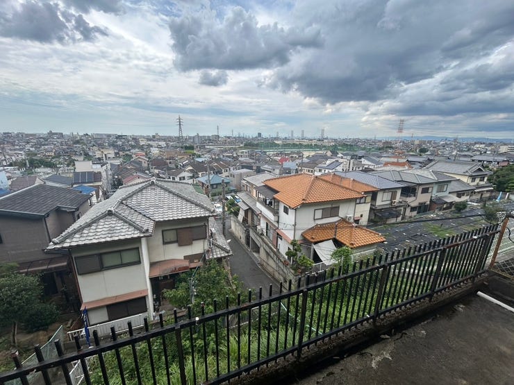 1階からの眺望も良好でベランダでゆっくりしながら眺望を眺められます!