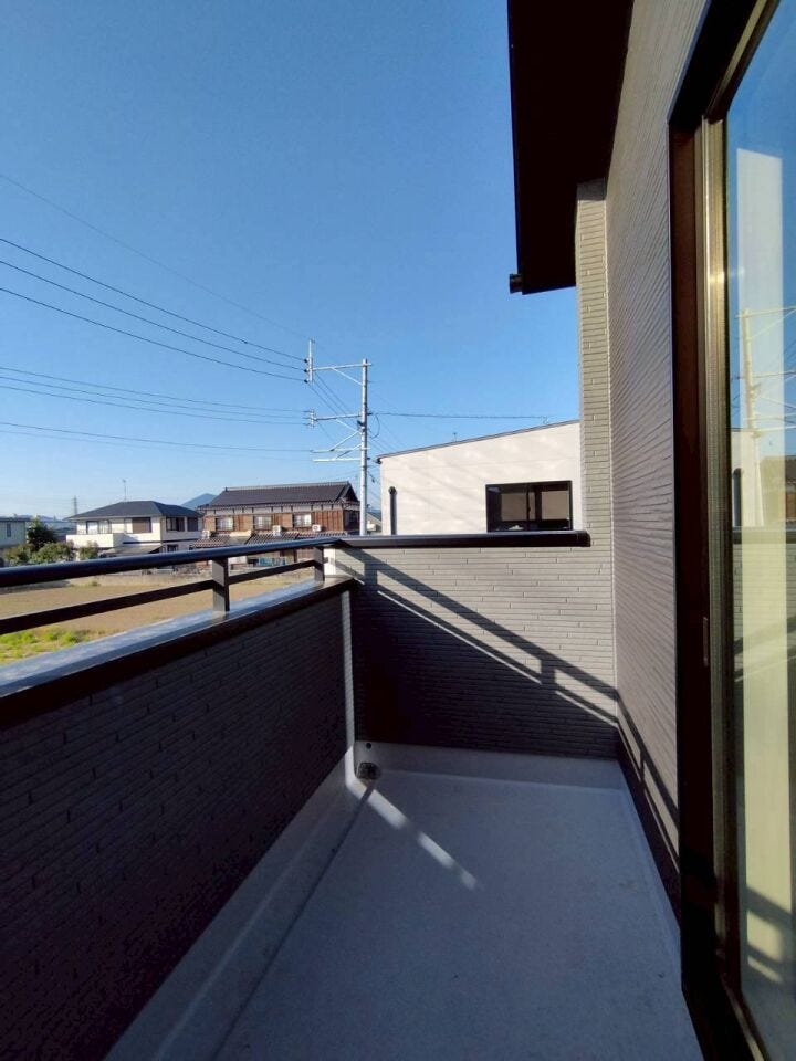 広々バルコニー