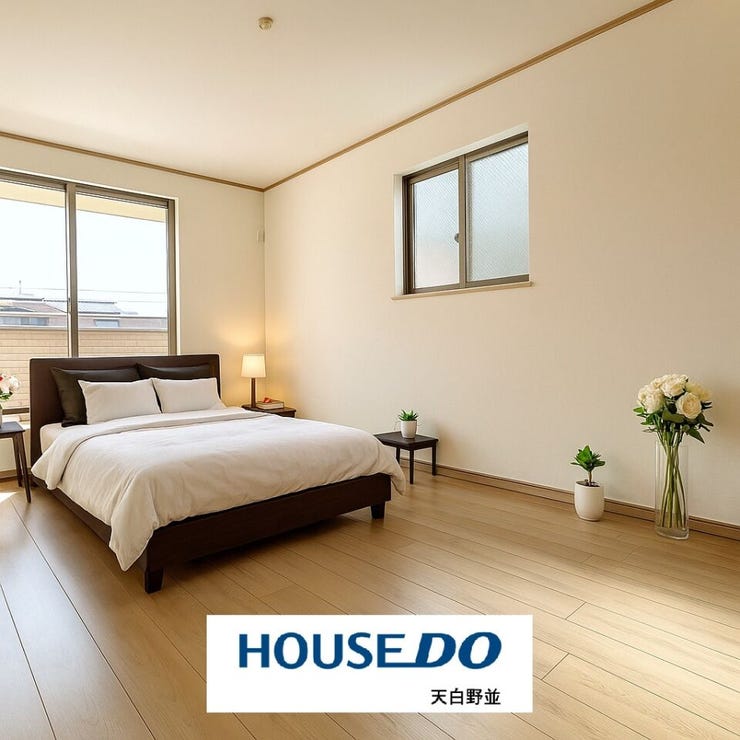 ■□J号棟□■
<洋室1:7.2帖>南西側洋室
※本画像はCG加工を施したイメージです。実際の室内に家具・小物等は設置されておりません。