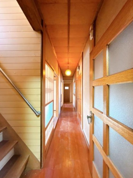 一階の廊下です。