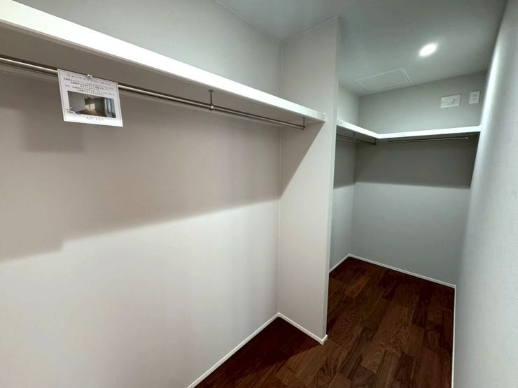 WIC たっぷり仕舞える、大容量ウォークインクローゼット