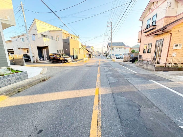 ◎前面道路:北西側(10/6撮影)