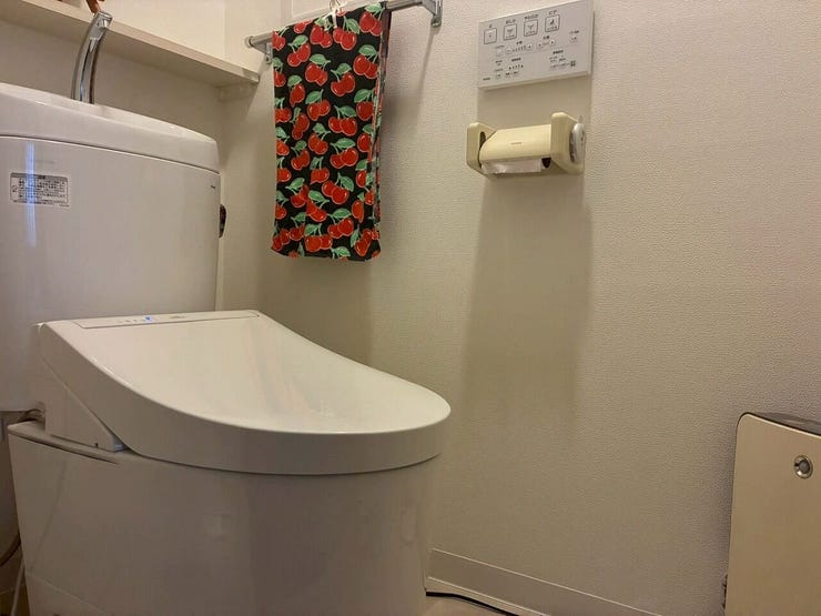 トイレは嬉しい温水洗浄便座付きで、毎日使う水回りも清潔で快適な空間に保たれています。