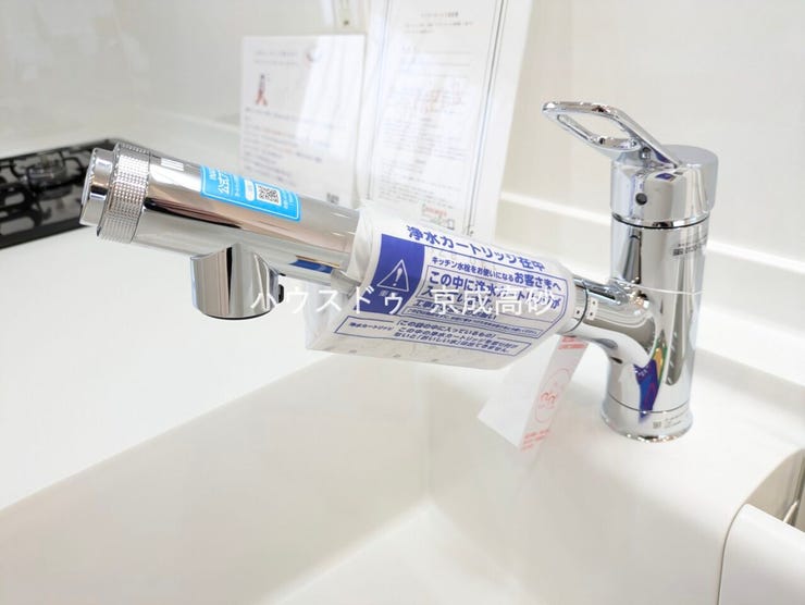 浄水器一体型水栓です。