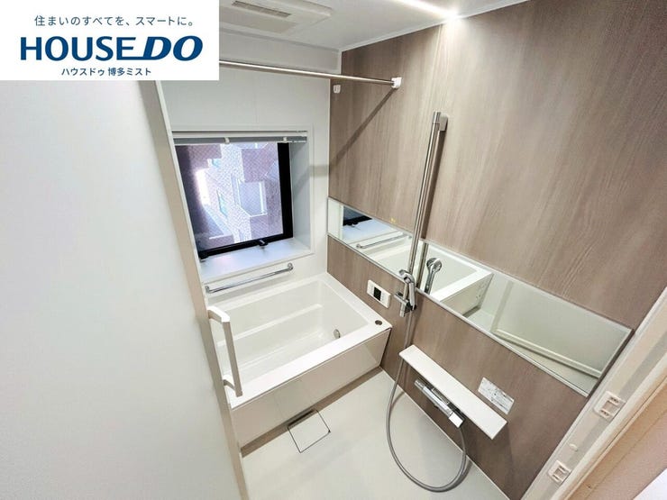 【『はぁ~』と声が出ちゃいます】一日の疲れを癒す浴室。思わず声が漏れるほどのリラックスタイムを♪