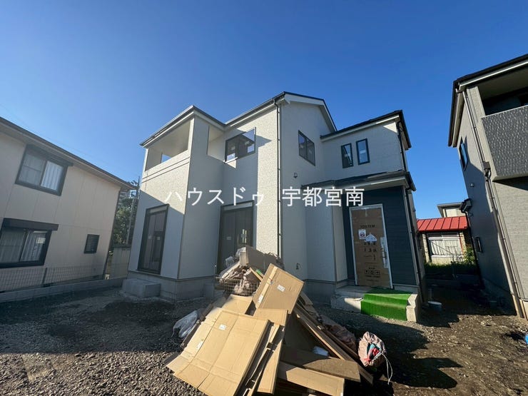 【外観】
完成までもう少しです!
残り1棟ですので、お早めにお問い合わせください。