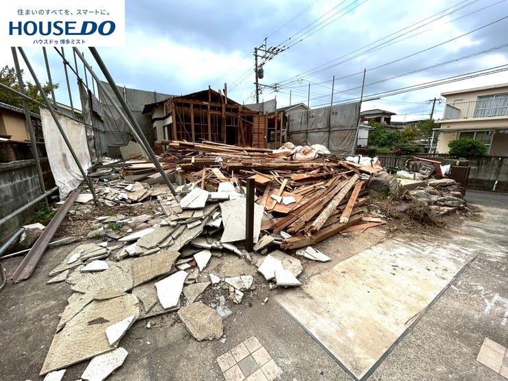 ただいま解体工事中(9月6日撮影)