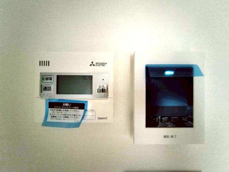 TVモニタ付きインターホンで夜間でも安心です