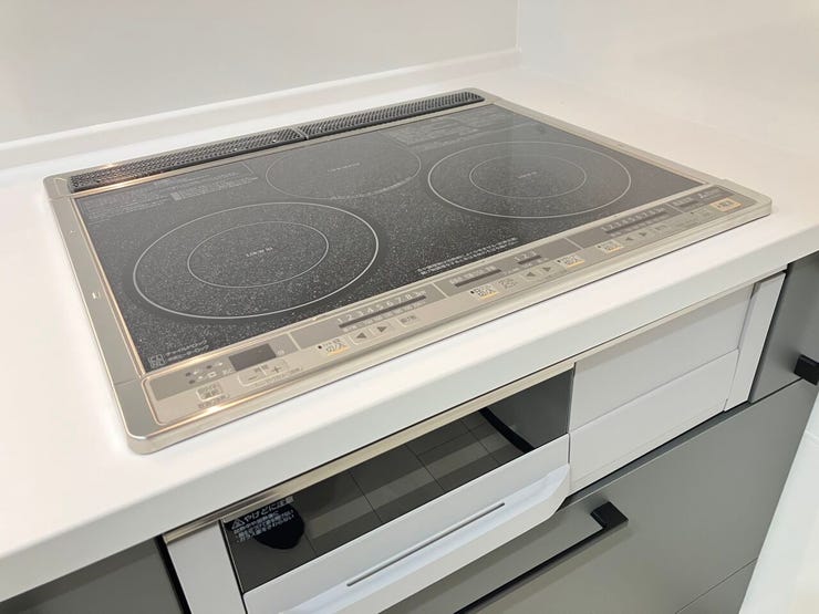 IHクッキングヒーター(3口)グリル付