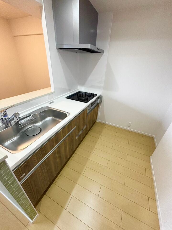 キッチンスペースは大きめにとっています!