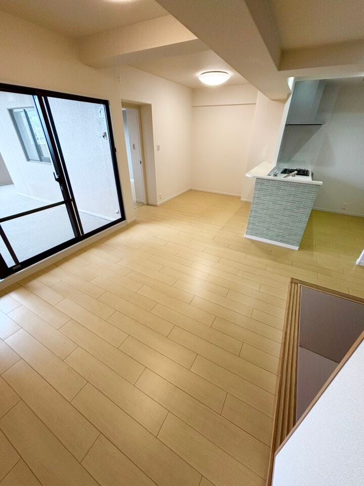 LDKも和室とつながっていて広々としています!