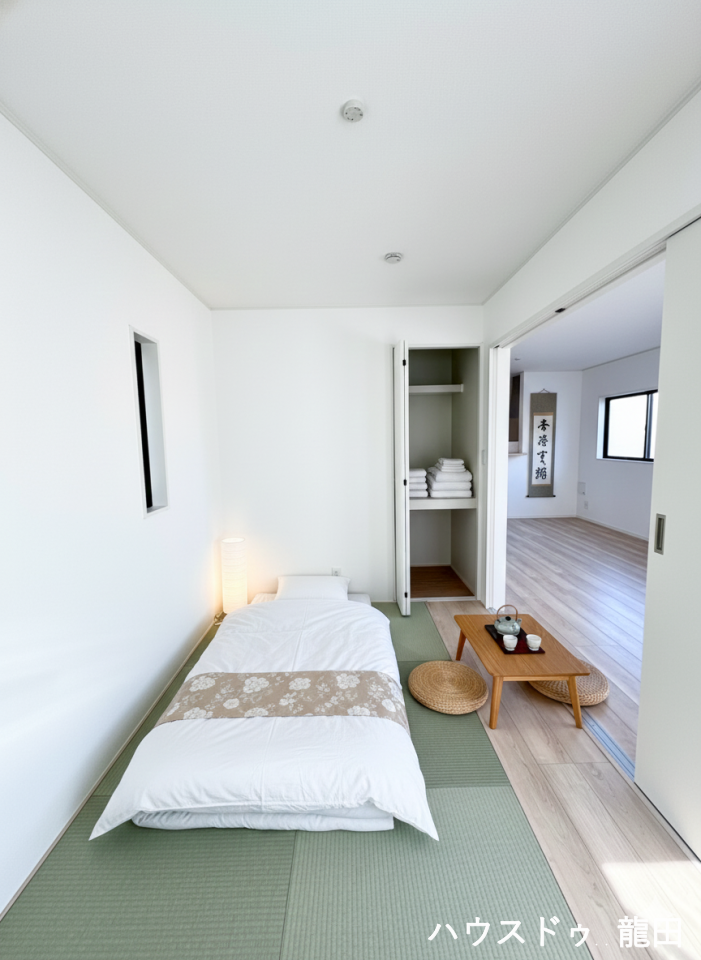 ■□■和室■□■
和室を寝室にするのもいいですね。
※家具を入れたイメージ写真です