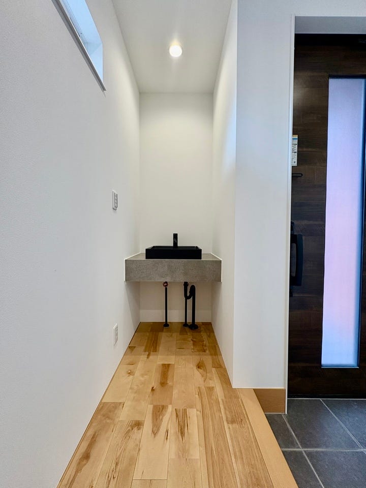 帰宅後すぐに手洗いできる設計で、ウイルス対策にも◎