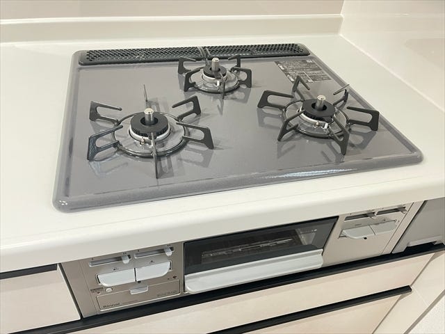 【3口コンロ・グリル】