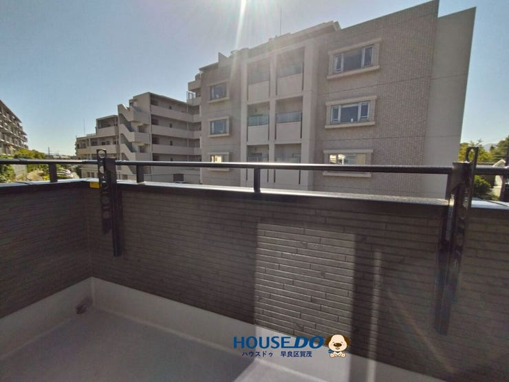 南向きの心地よいバルコニー♪