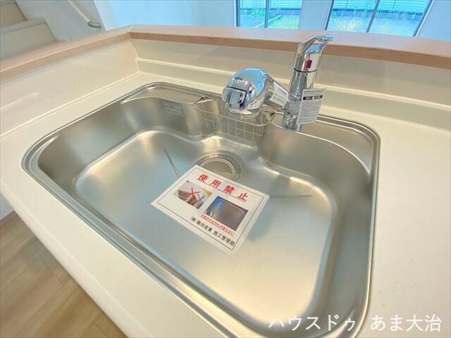 お手入れのしやすいワイドシンク。