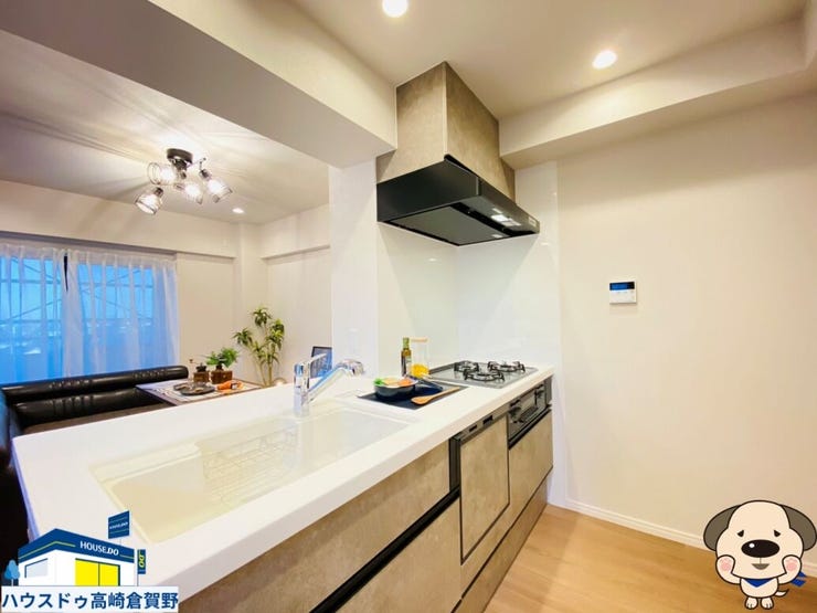 システムキッチンも新品交換済み♪※アメニティはイメージです。