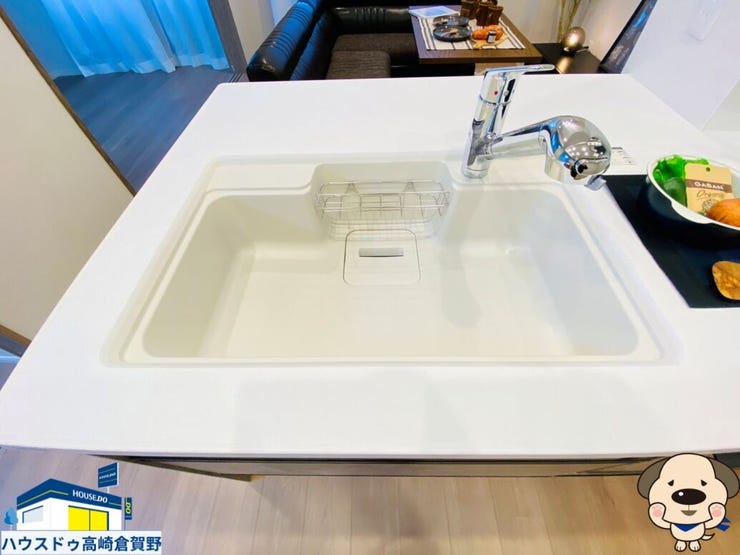 ゴミポケットが隠れているシンク♪※アメニティはイメージです。