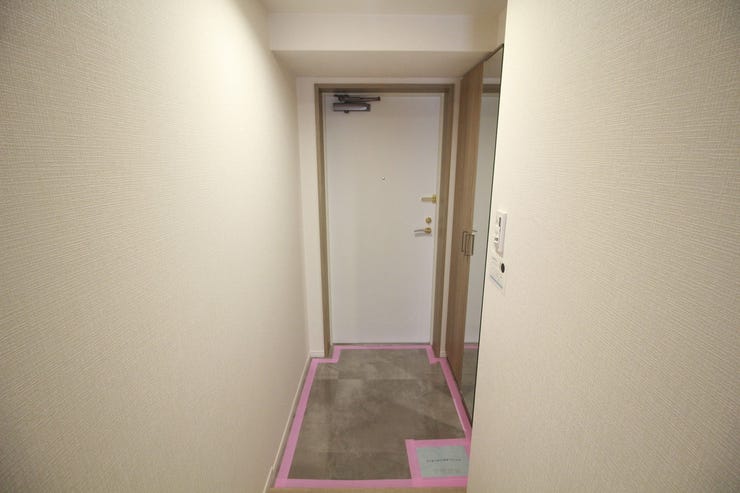 スペースが広くお出かけの準備がしやすい玄関です。