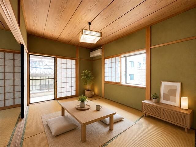 2階6畳南西側
※画像はイメージです。実際の写真に家具や調度品をCG合成したものです。(家具等は販売に含まれておりません)