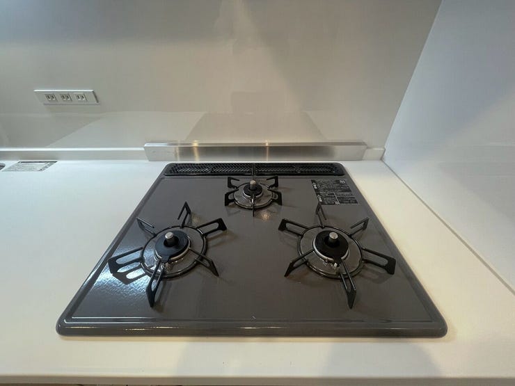 3口コンロで料理がはかどります!