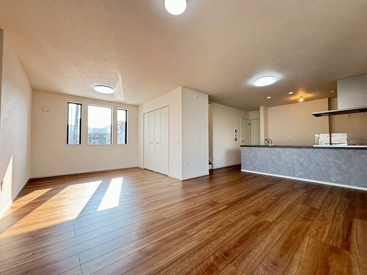 21.6帖の広々としたリビングになります!