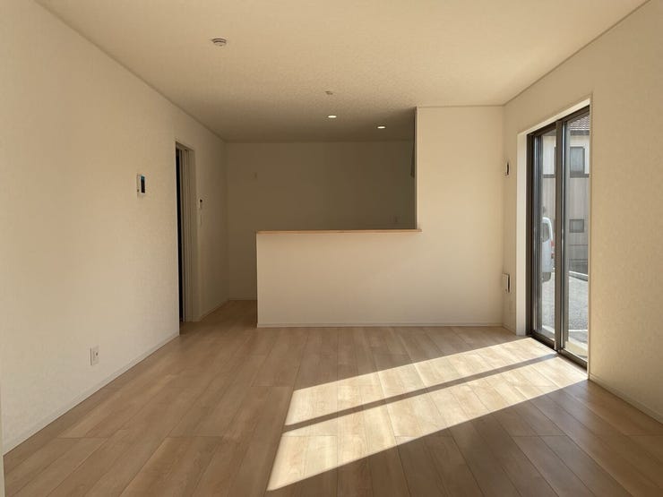 LDKは明るく人気の対面キッチンです。