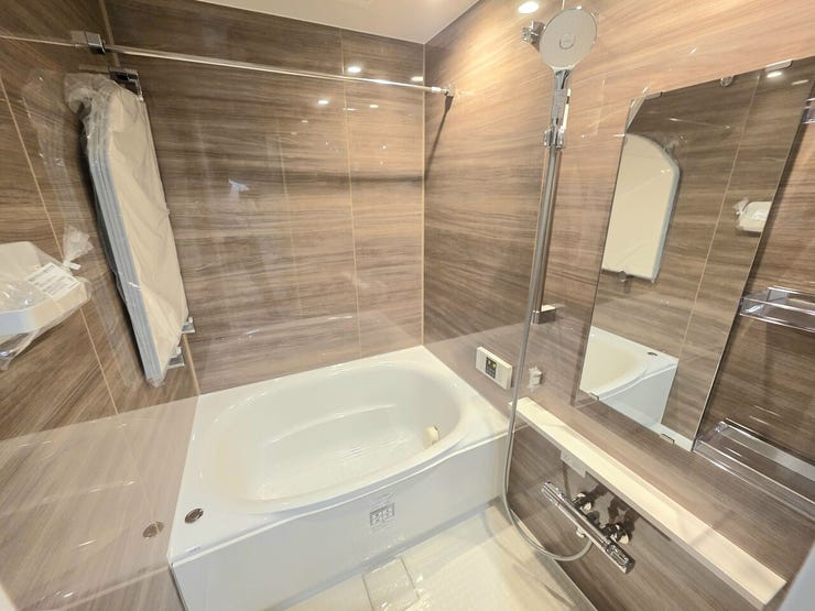 浴室乾燥機付きで、雨の日の洗濯も安心♪