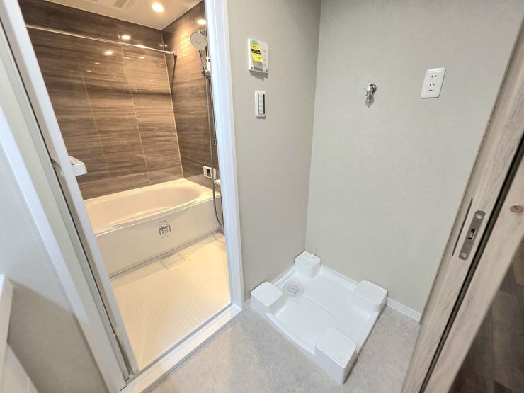 洗濯動線がスムーズな、使いやすい洗濯機スペース!