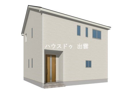 【外観】
雨が避けれる嬉しい玄関。グレーのシンプルでスタイリッシュなお家です。