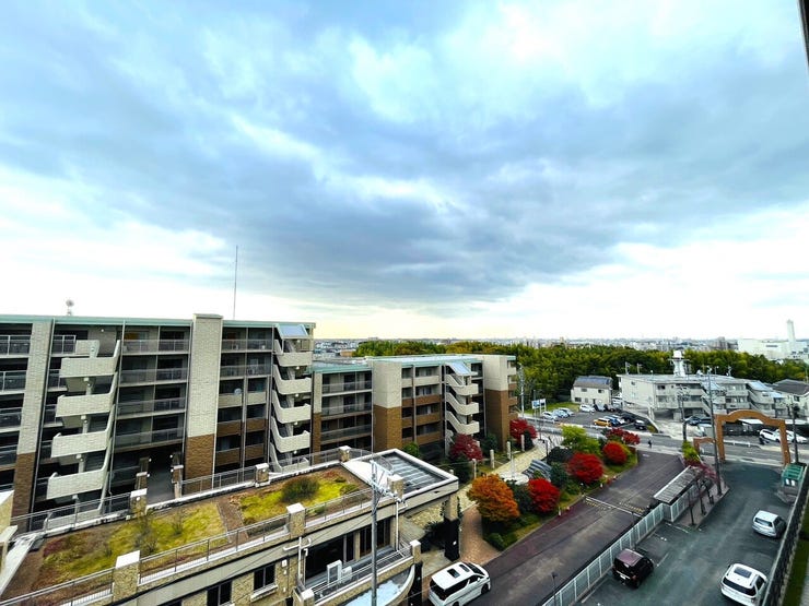 バルコニーからの眺望です。