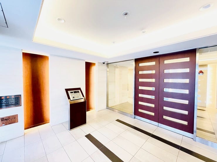 オートロック完備でセキュリティもしっかりしています!