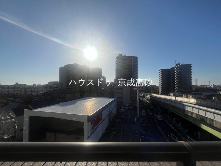 住戸からの眺望です。陽当り、通風良好です。