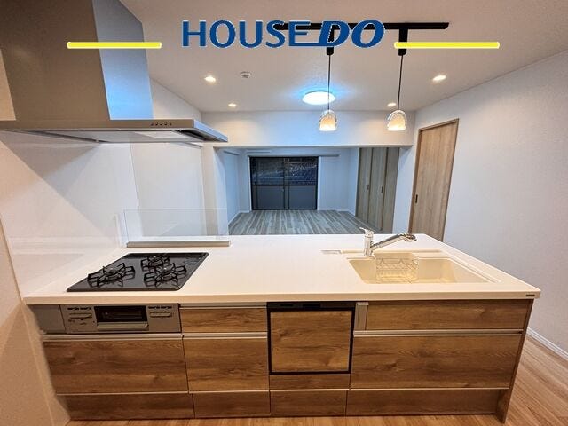 〈カウンターキッチン〉
新品交換で生まれ変わりました!