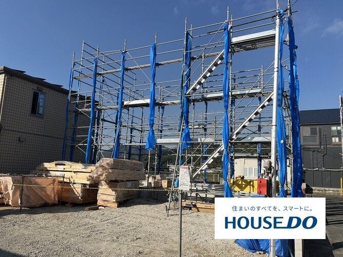 2025.11.16時点 足場ができてきました