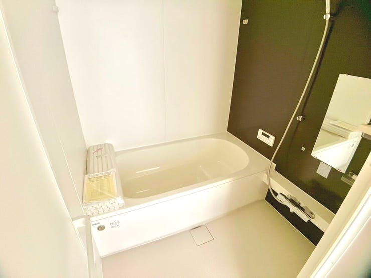 ◎浴室:5号棟(11/29撮影)
お子様と入ってものびのびと使えて親子のコミュニケーションもとれる1坪タイプの広々浴室!