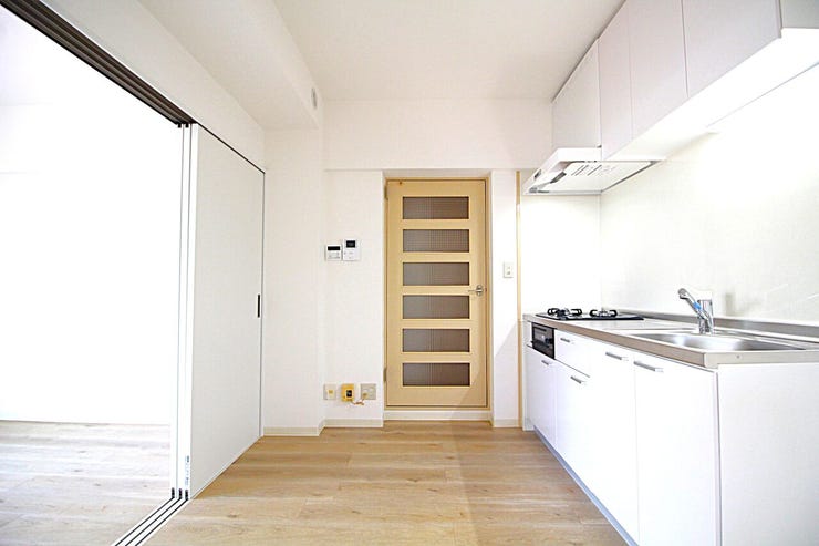 広々とした作業スペースがあり、お料理がはかどりそうなキッチン。