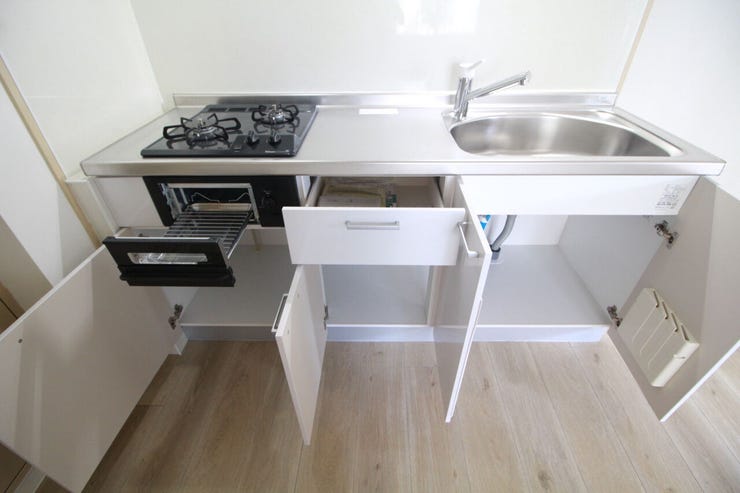 清潔感のあるキッチンです。