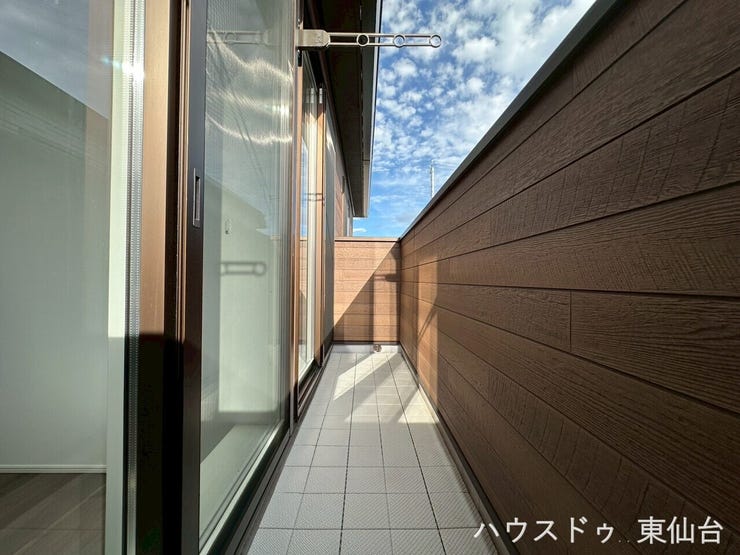 このくらいのバルコニーが重宝しますね♪