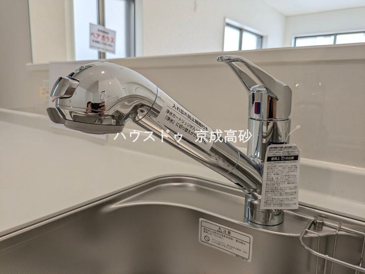 浄水器一体型水栓です。