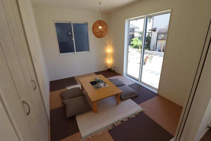 リビング横に続く和室は急な来客やお子様のお昼寝スペースにも◎!!
※同施工会社の物件イメージ写真です。